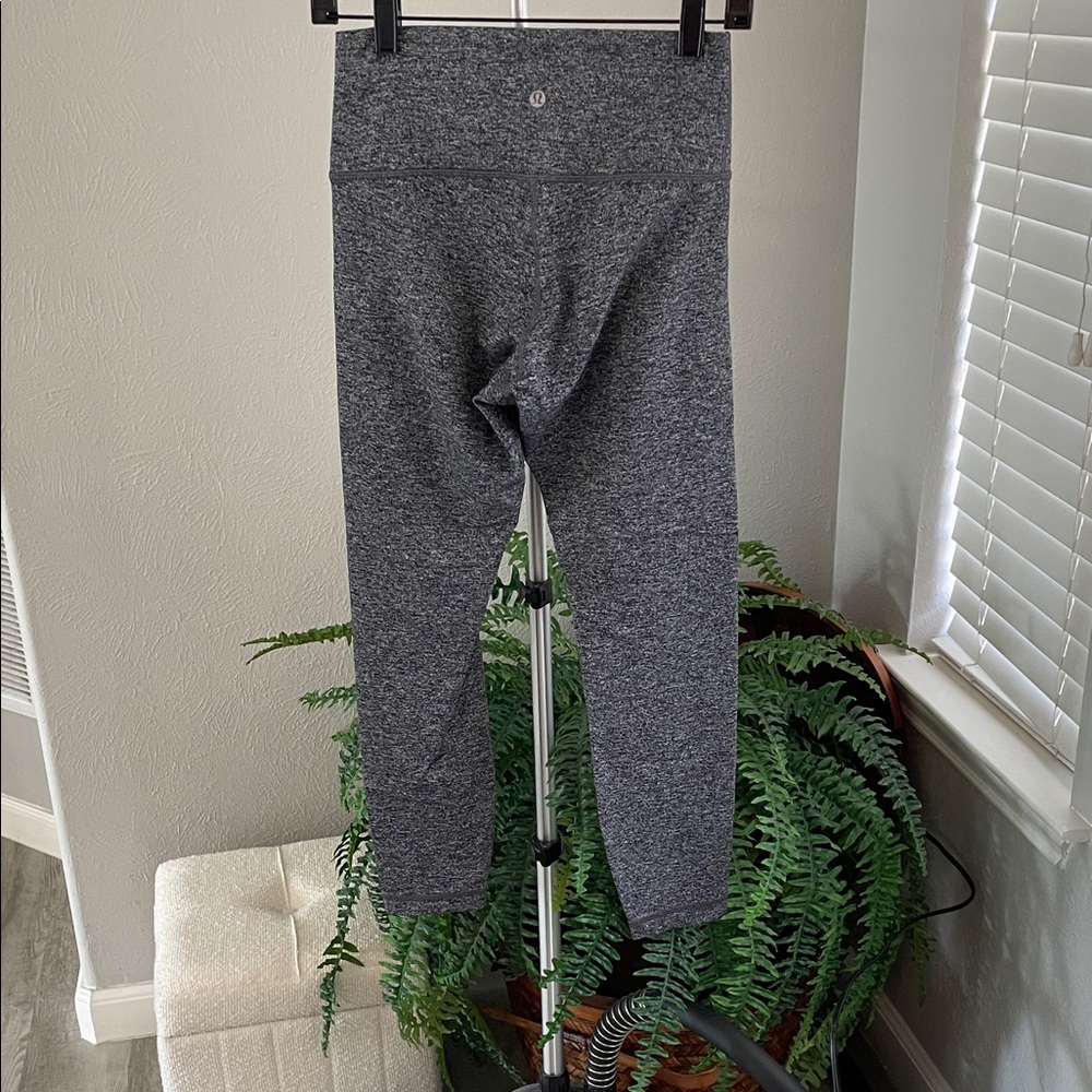 lululemon athletica High-Rise Gray Heather Leggings - Picture 3 of 4